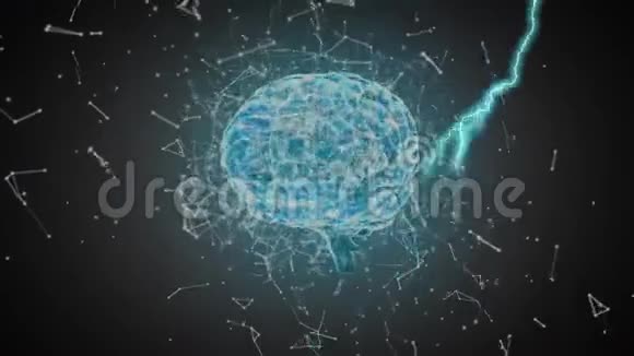 数字大脑和闪电视频的预览图