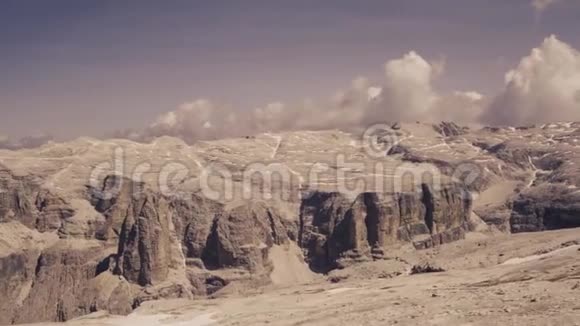 意大利的空中观沙漠山视频的预览图