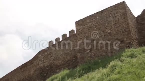 古代堡垒的城墙视频的预览图