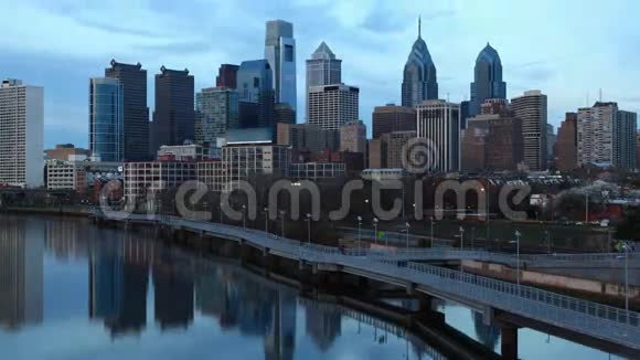 宾夕法尼亚州费城4K超Hd夜间延时视频的预览图