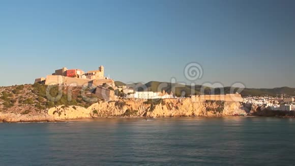 海湾古堡城西班牙伊比萨视频的预览图