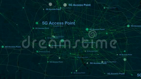 5G互联网连接技术的概念视频的预览图