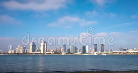 圣地亚哥市中心时间推移美国加利福尼亚州视频的预览图