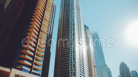阿联酋迪拜摩天大楼美景视频的预览图