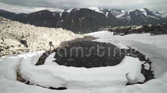 挪威乔顿海门国家公园融雪视频的预览图