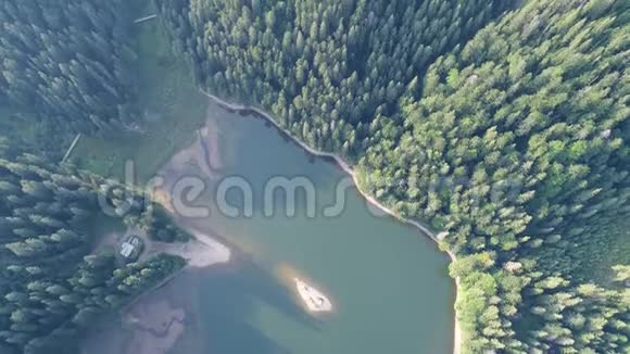 乌克兰喀尔巴阡山脉的塞内维尔湖视频的预览图