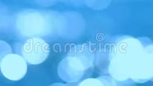 抽象背景蓝色美丽的背景白色圆形高光视频的预览图
