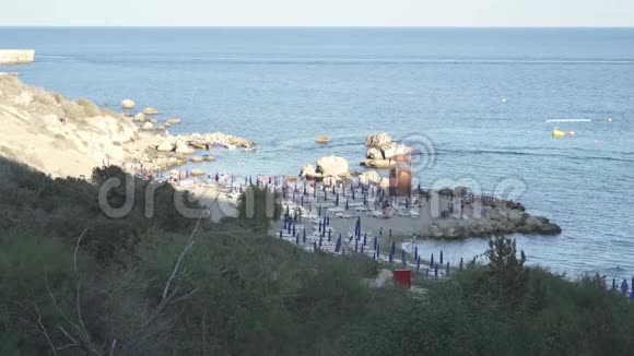 海滩和地中海全景视频的预览图