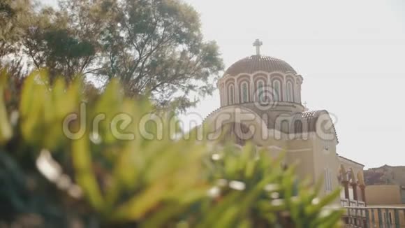 克里特岛的希腊东正教教堂视频的预览图
