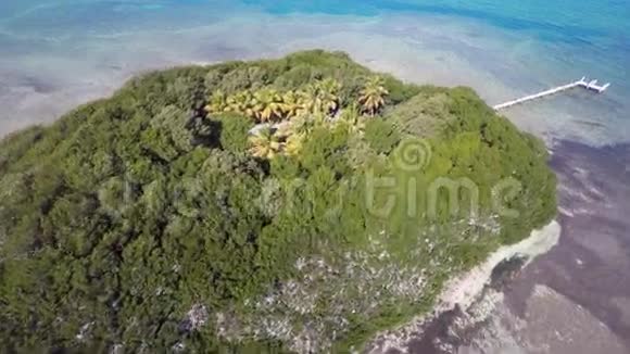 空中私人岛屿佛罗里达钥匙4k视频的预览图