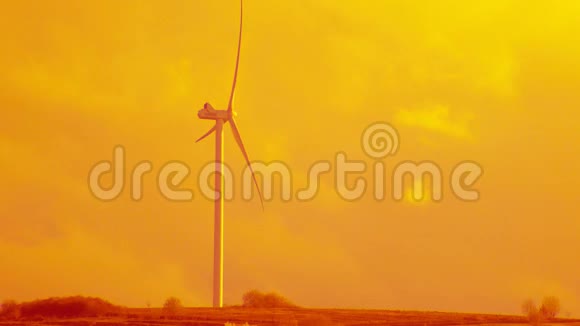 天界黄级风力发电厂视频的预览图
