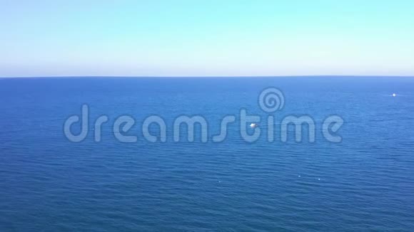 西西里岛平静大海的鸟瞰图视频的预览图