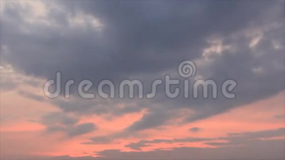 日落的天空视频的预览图