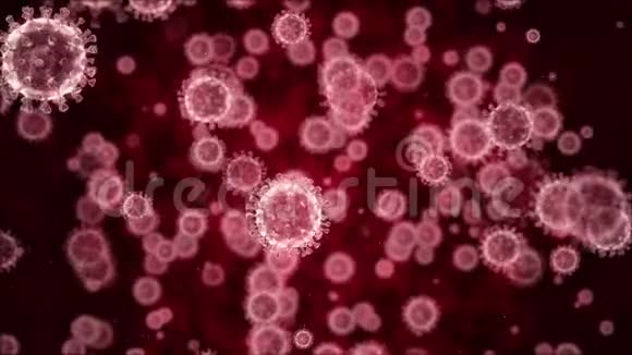 冠状病毒COVID19nCOV在人体内的红细胞视频的预览图