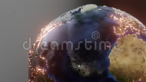地球仪3D插图视频视频的预览图