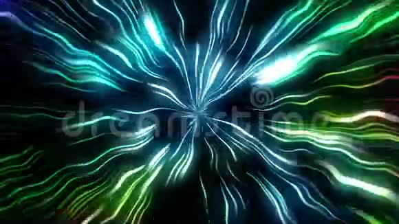 4背景霓虹灯颜色移动无缝艺术循环背景抽象运动屏幕背景动画盒子视频的预览图