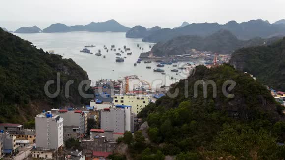 越南海龙湾猫巴岛景观视频的预览图