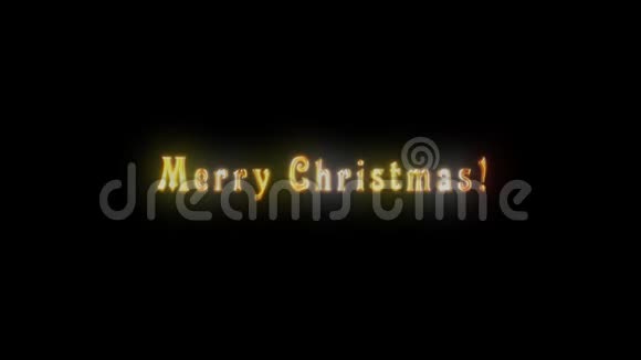 祝贺圣诞卡阿尔法频道装饰金色标题颗粒艺术介绍入门模板语文视频的预览图