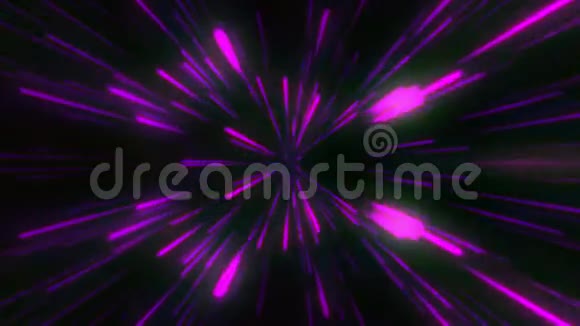循环动画高速移动的粉红色霓虹灯视频的预览图