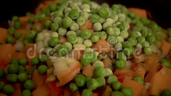 烹饪理念食物厨房蔬菜膳食绿色晚餐有机健康视频的预览图