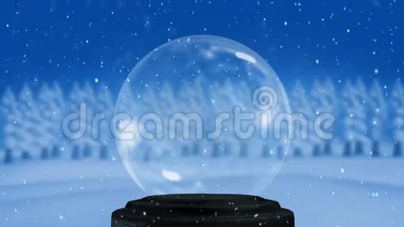 空的雪球视频的预览图