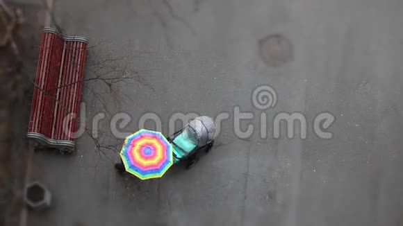 婴儿车和雨伞视频的预览图