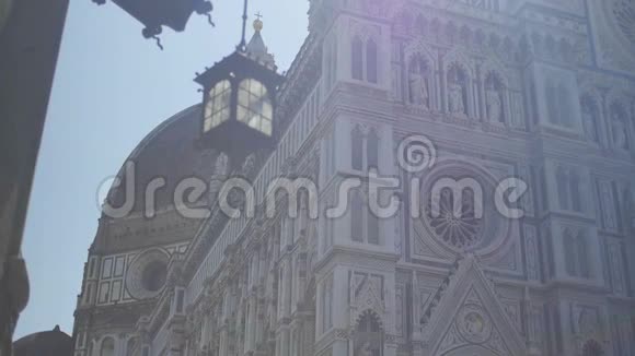 早晨意大利大教堂和罗马佛罗伦萨视频的预览图
