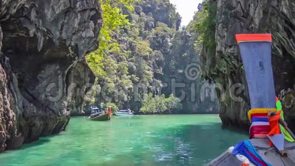 无缝环路泰国KohPhiPhi岛玛雅湾高清视频视频的预览图