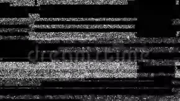 灰泥噪音对黑胶视频破坏背景视频的预览图