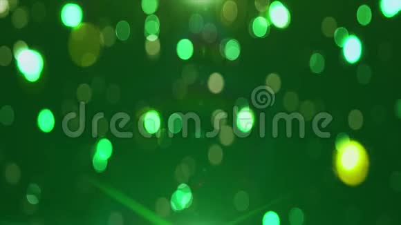 五颜六色的绿色循环动画背景博克视频的预览图