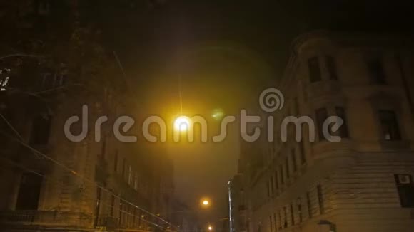 夜城街灯视频的预览图
