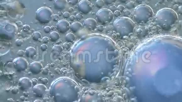 气泡快速旋流抽象背景视频视频的预览图