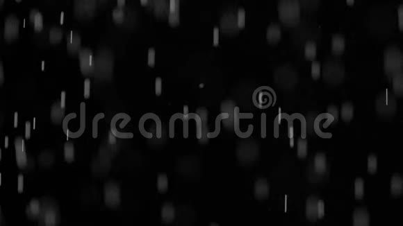 黑色背景下水蒸气模糊颗粒视频的预览图