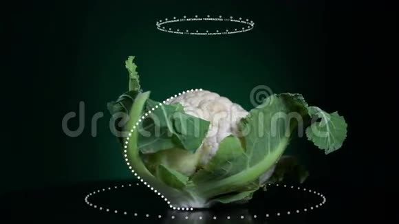 花椰菜维生素微量元素矿物质的信息能源卡路里和成分视频的预览图