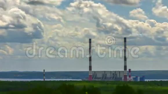珀姆斯卡亚热电厂时光流逝视频的预览图