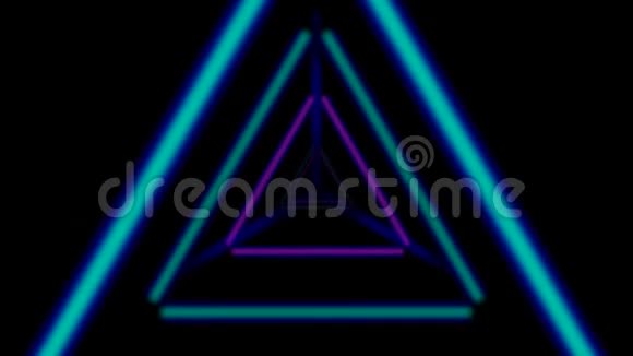 抽象模糊三角形的视频的预览图