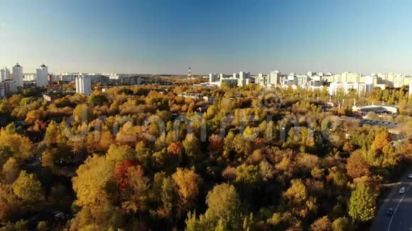 俄罗斯莫斯科Zelenograd宿舍宿舍区视频的预览图