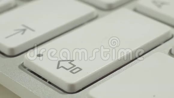 键盘按钮帽abd选项卡的宏视频按下按钮印刷工人视频的预览图
