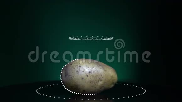 马铃薯与维生素微量元素矿物质的信息能源卡路里和成分视频的预览图