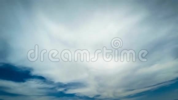 平静云层4k时间流逝视频的预览图