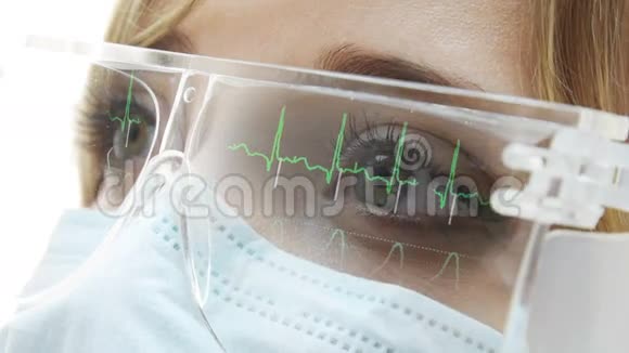 眼镜心电反射医生视频的预览图