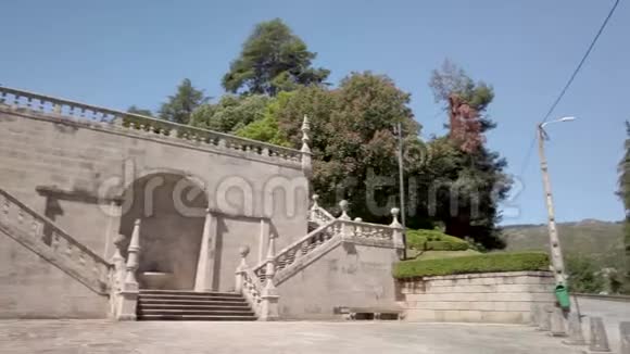 拉梅戈圣母圣所的楼梯视频的预览图