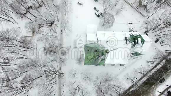 雪冬的加里宁格勒木偶剧院视频的预览图