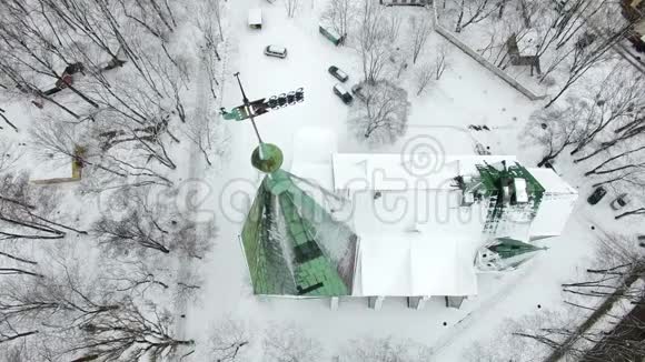 雪冬的加里宁格勒木偶剧院视频的预览图