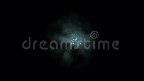 4k闪光激光点爆炸粒子烟火辐射环极光空间视频的预览图