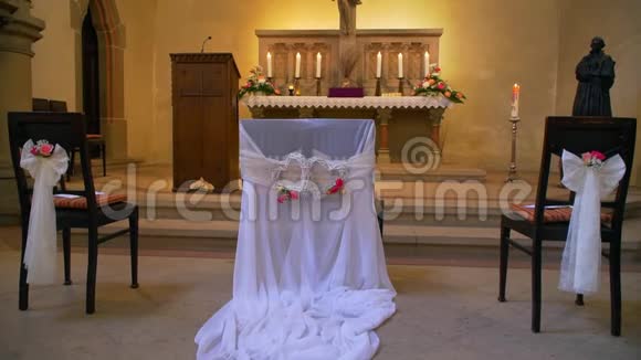 福音教会婚礼装饰视频的预览图