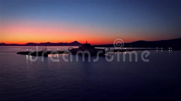 日落海景视频的预览图
