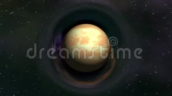 金星在弯曲的空间里视频的预览图