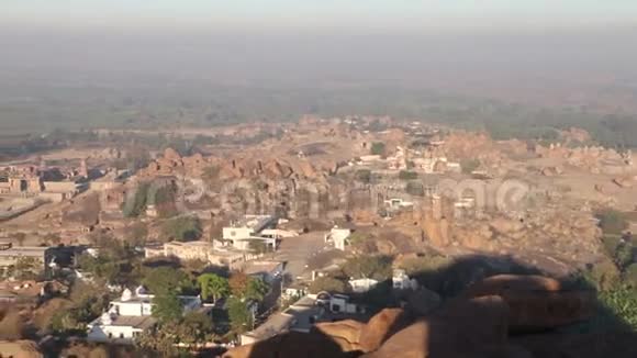 印度寺庙城市全景视频的预览图