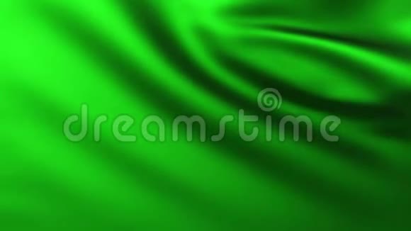 绿色大旗全屏背景迎风飘扬视频的预览图